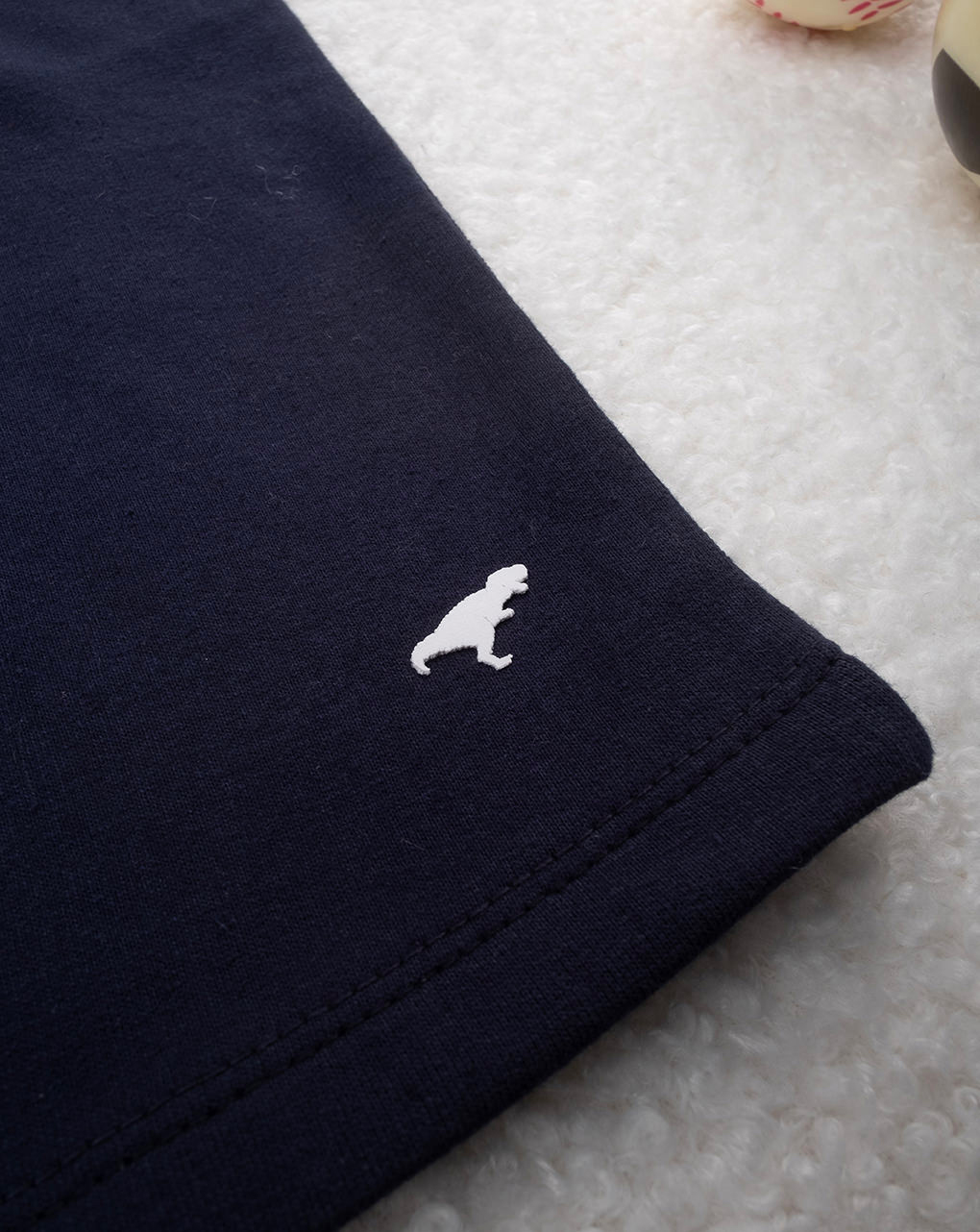 παιδική βερμούδα μπλε με δεινόσαυρο για αγόρι - Prénatal