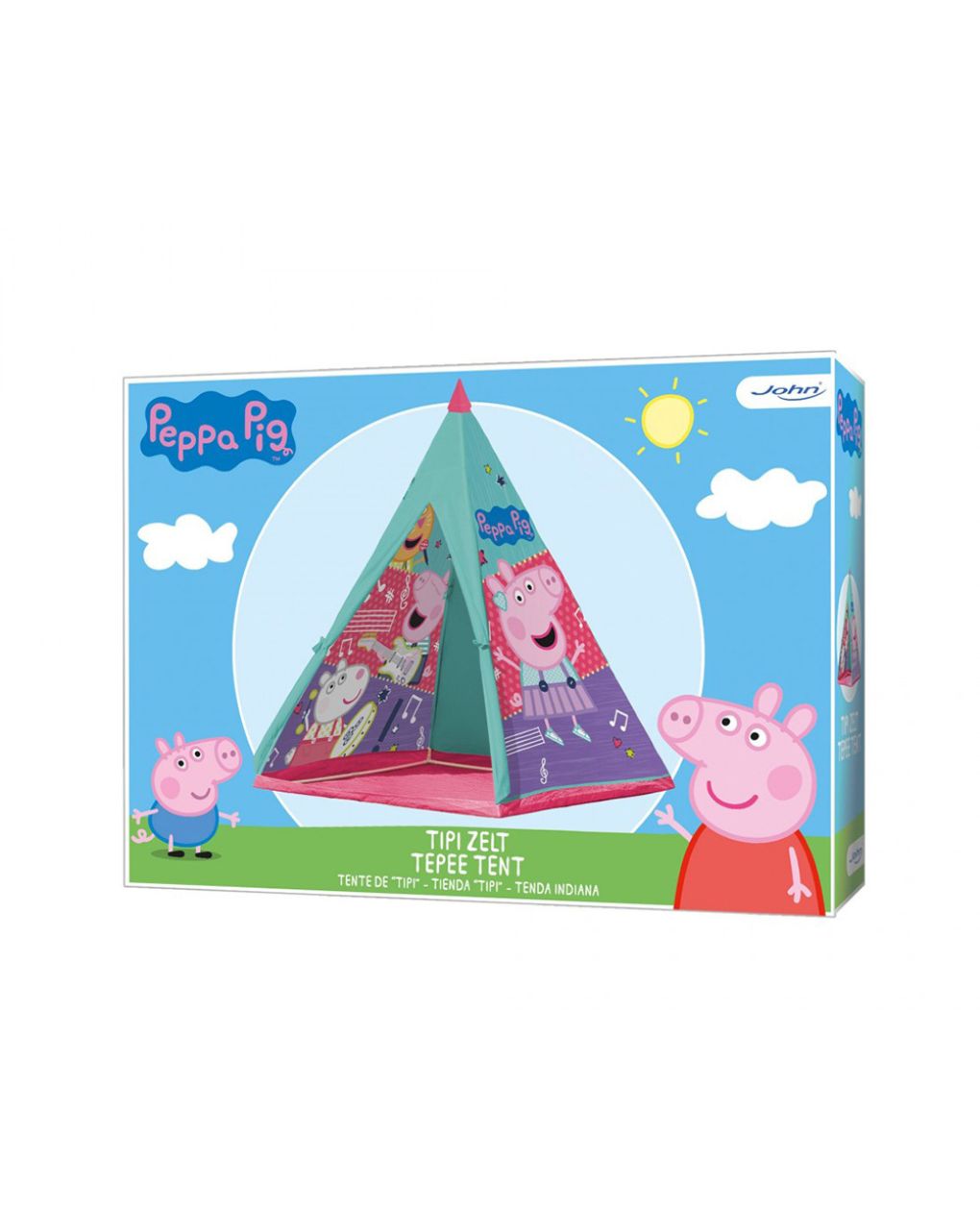 John hellas παιδική σκηνή tepee πέππα το γουρουνάκι 72807 - John Hellas