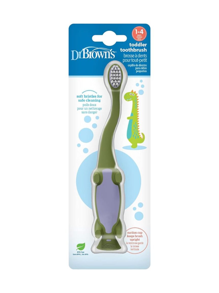 Dr. brown's οδοντόβουρτσα δεινοσαυράκι green hg088 - Dr Browns