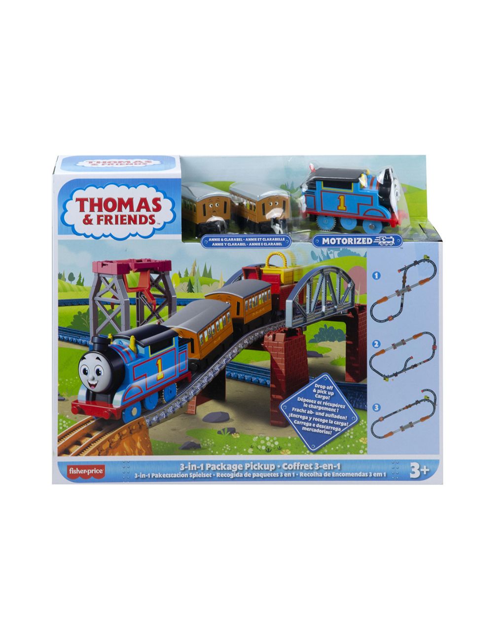 Mattel fisher price τόμας το τρενάκι 3 διαδρομές hgx64