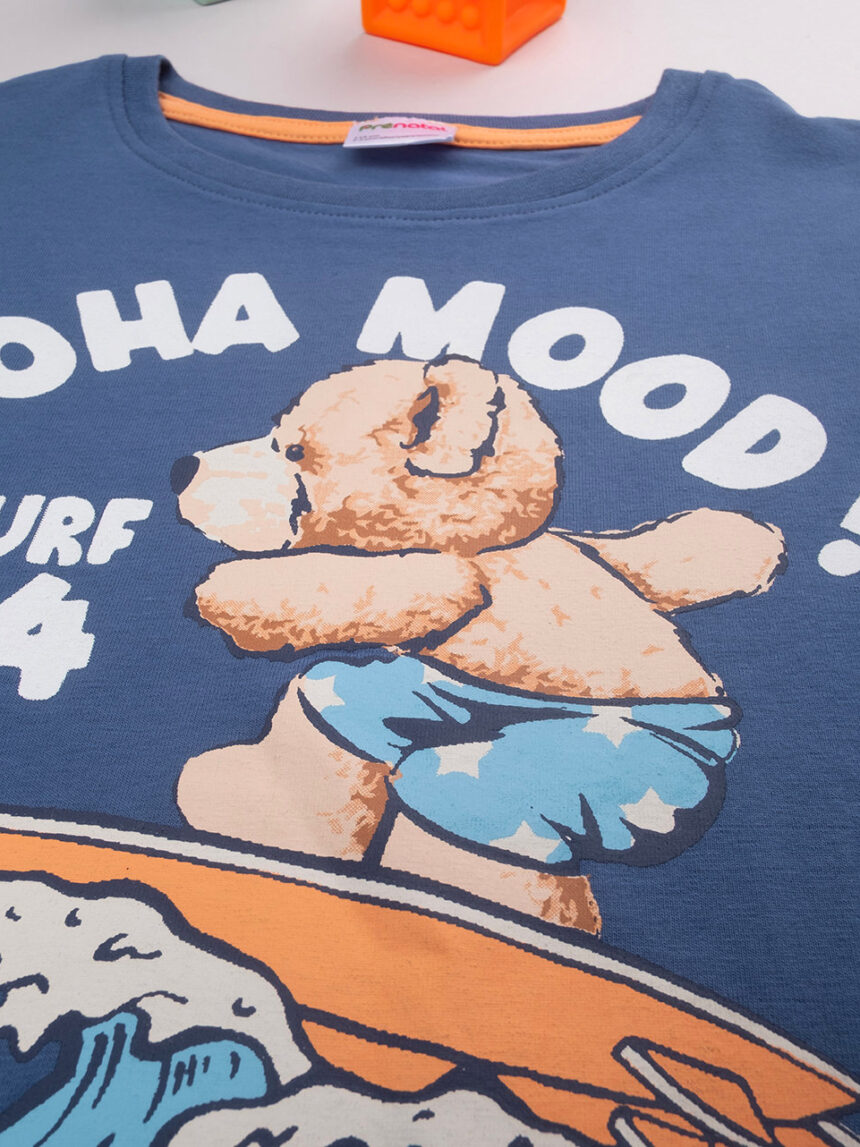 παιδικό t-shirt μπλε surf για αγόρι - Prénatal