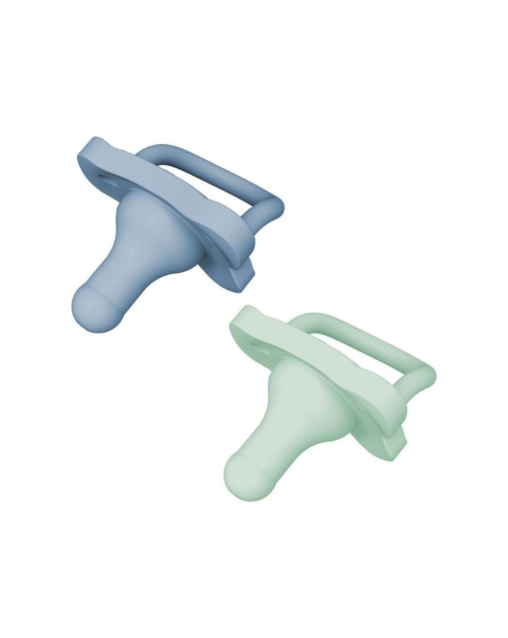 Dr. brown's πιπίλα σιλικόνης 0-6m blue/green ps12008 - Dr Browns