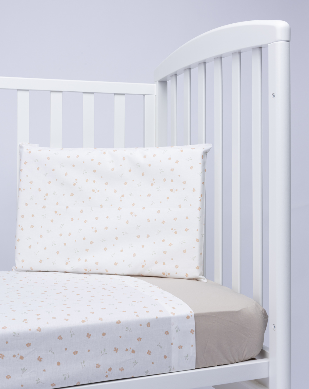 βρεφικό σετ για κρεβάτι φλοράλ μπεζ πακέτο x3 - Prénatal