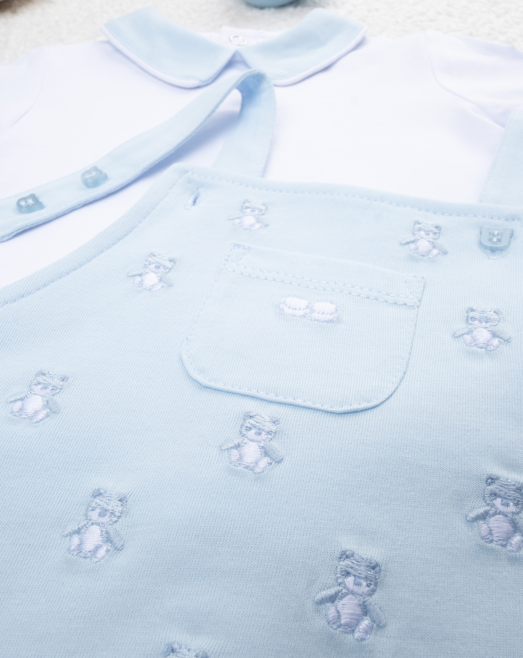 βρεφικό σετ t-shirt και σαλοπέτα με αρκουδάκια για αγόρι - Prénatal