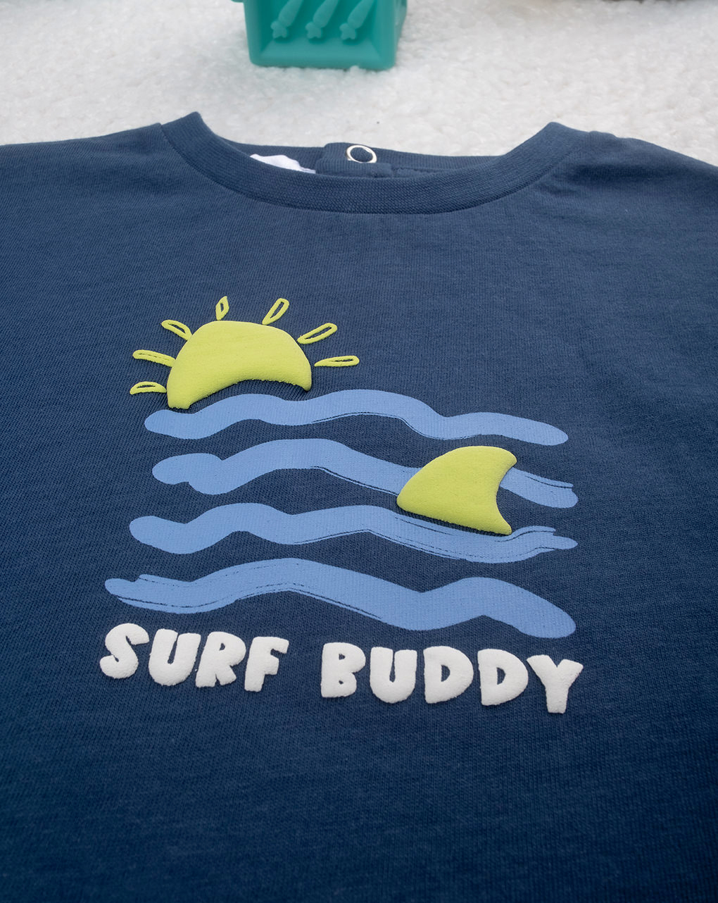 βρεφικό t-shirt μπλε surf buddy για αγόρι - Prénatal
