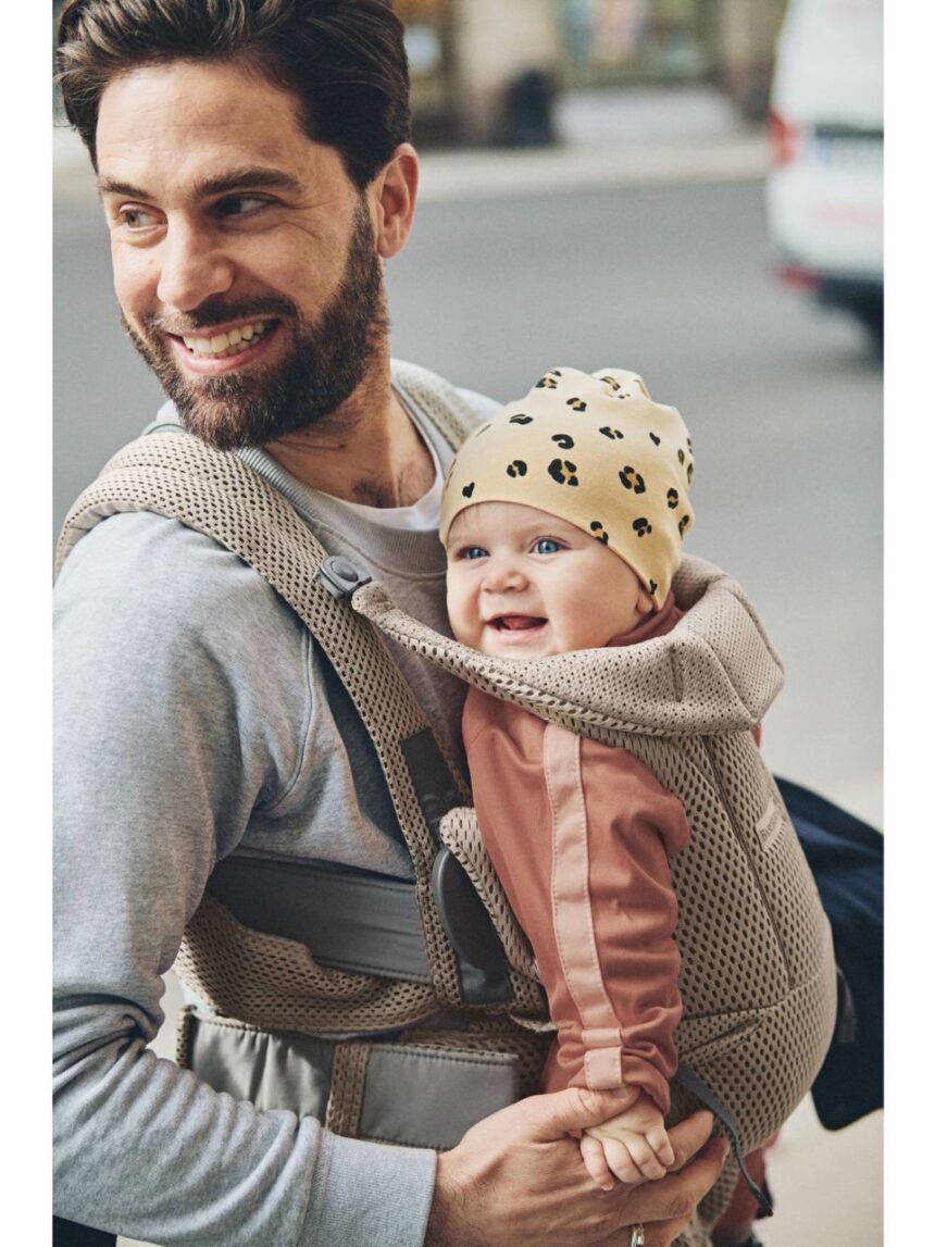 Babybjorn μάρσιπος move 3d mesh grey beige - Baby Bjorn