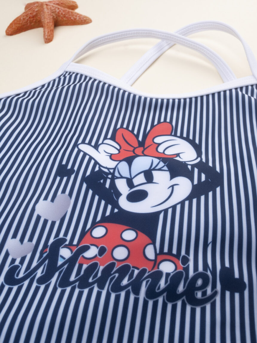παιδικό ολόσωμο μαγιό ριγέ minnie για κορίτσι - Prénatal