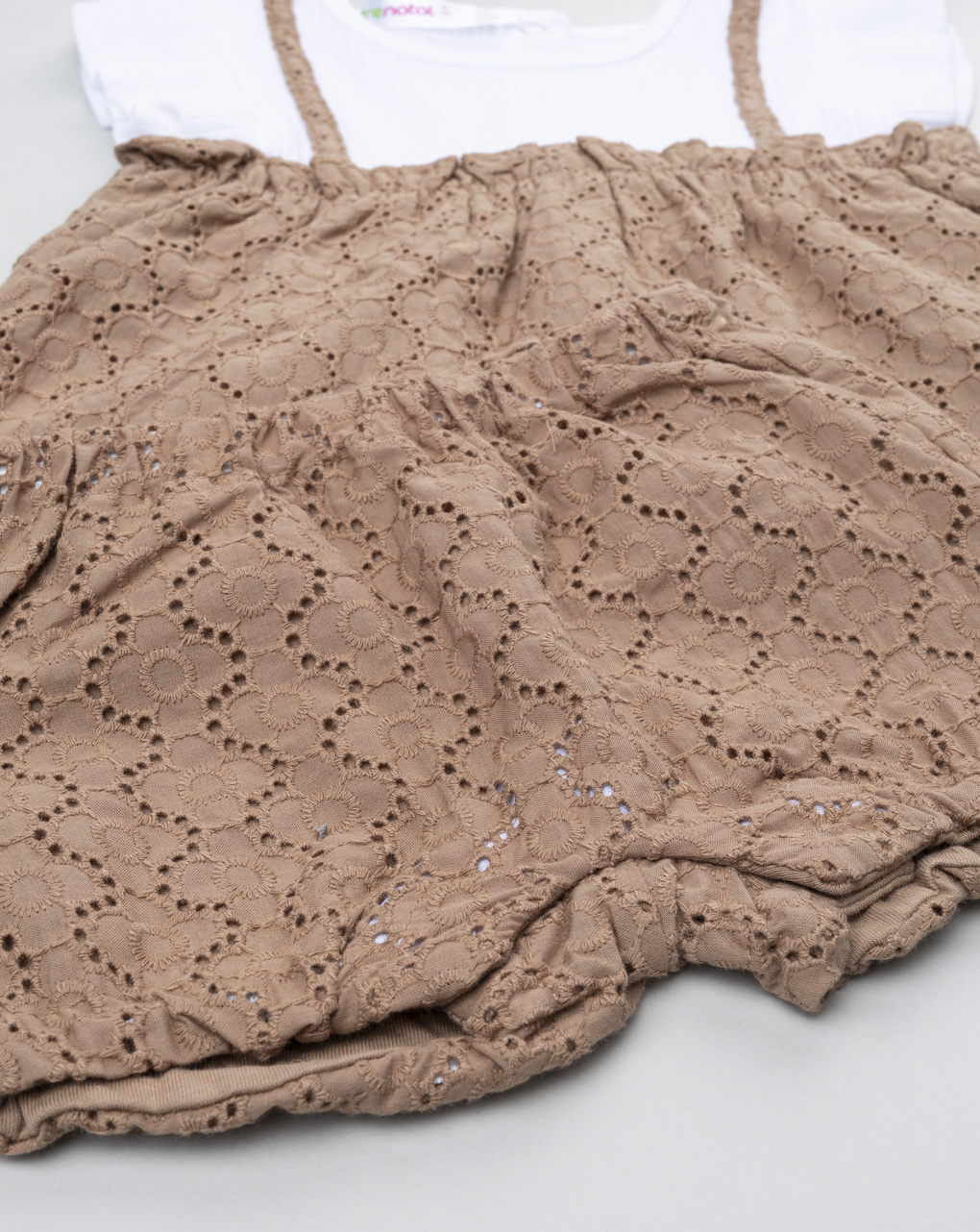 βρεφικό σετ t-shirt και σορτσάκι sangallo για κορίτσι - Prénatal