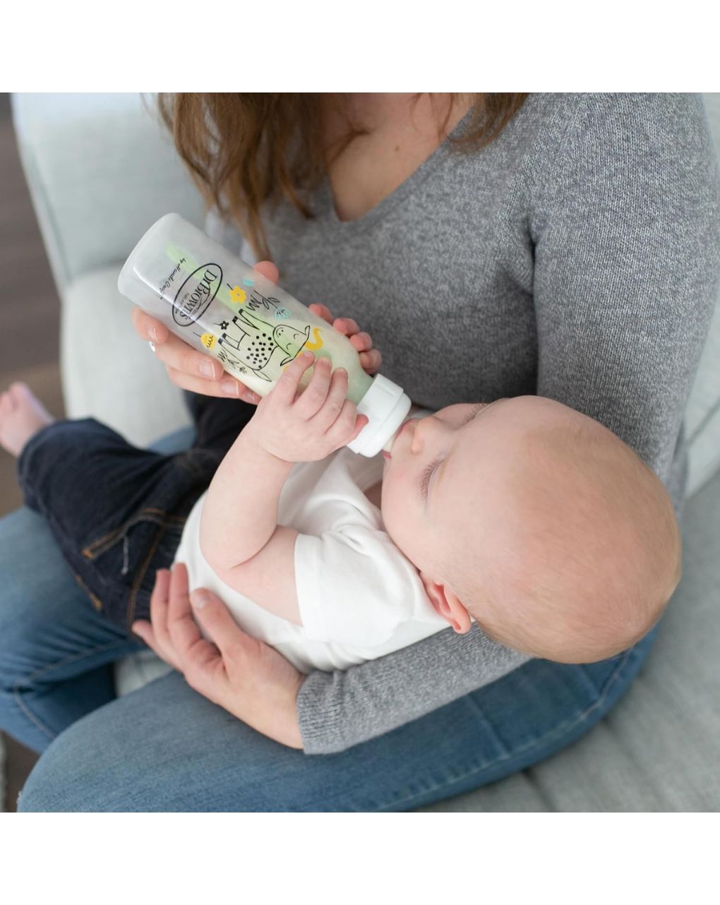 Dr. brown's options+ πλαστικό μπιμπερό με φαρδύ λαιμό 250ml κατσικούλα sb81107 - Dr Browns