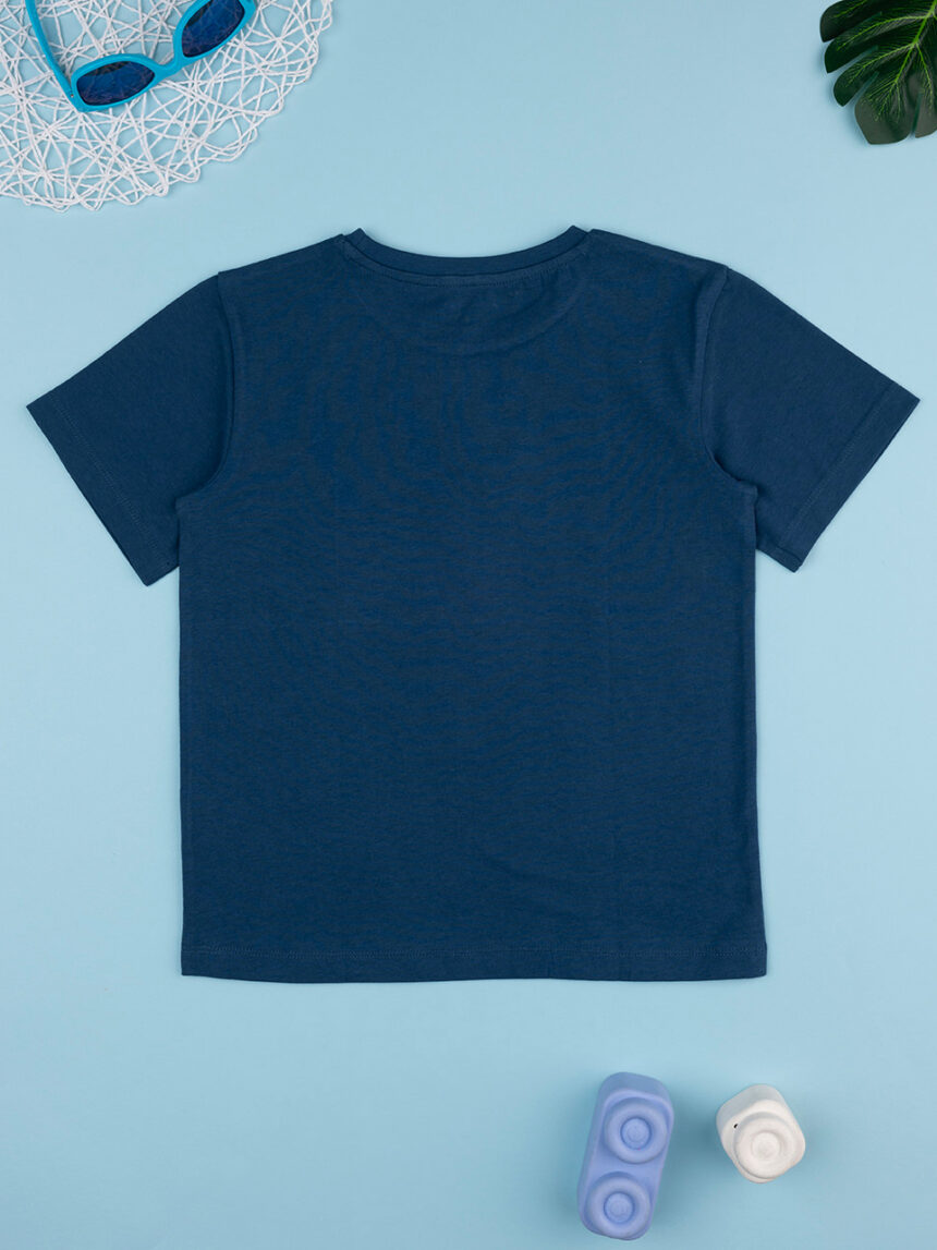 παιδικό t-shirt μπλε wave's up για αγόρι - Prénatal