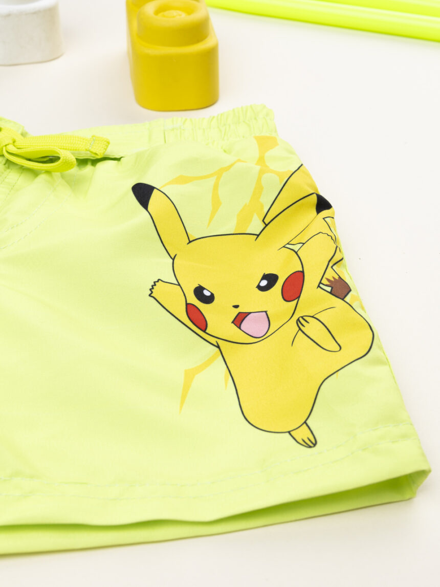 παιδικό μαγιό boxer λαχανί pikachu για αγόρι - Prénatal