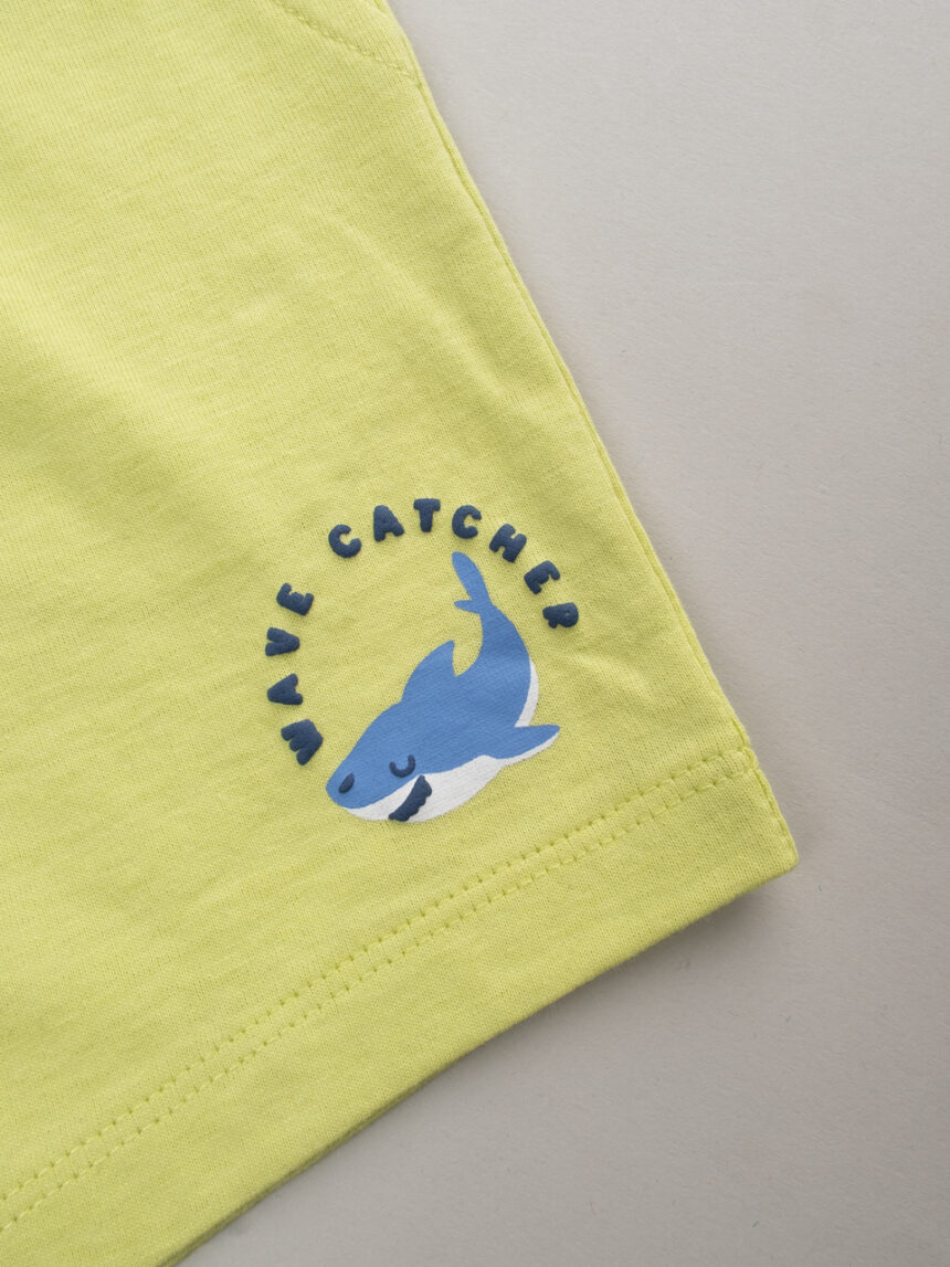 βρεφικό σορτσάκι λαχανί wave catcher για αγόρι - Prénatal