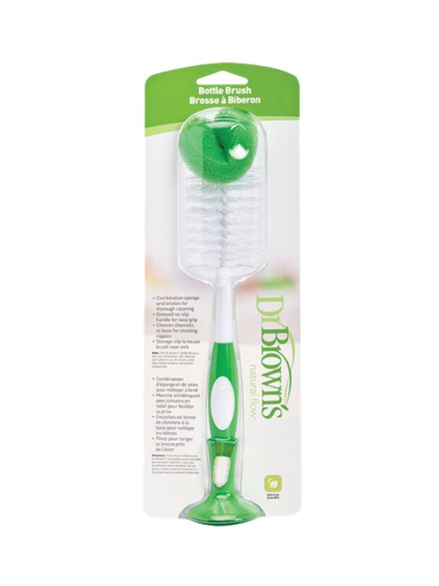 Dr. brown's βούρτσα καθαρισμού μπιμπερό χρωματιστές (4 σχέδια) ac023 - Dr Browns