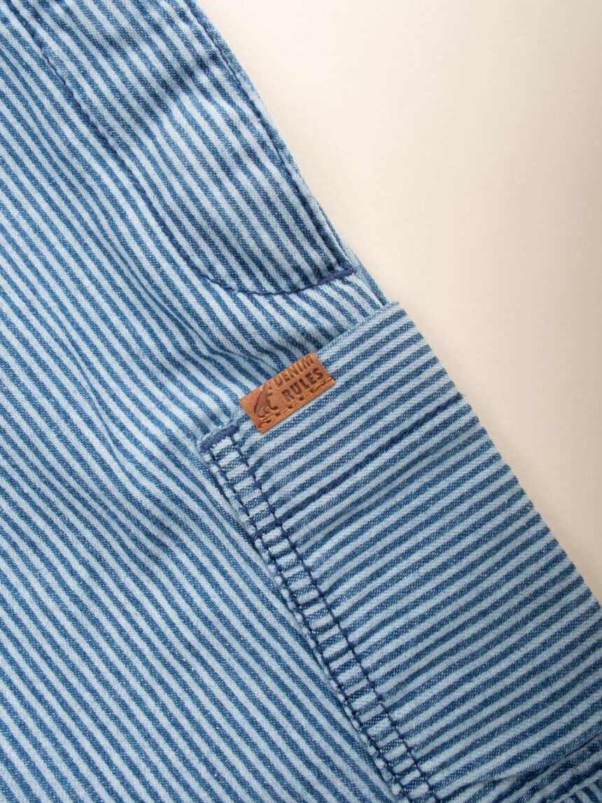 βρεφικό σετ t-shirt και σαλοπέτα chambray για αγόρι - Prénatal