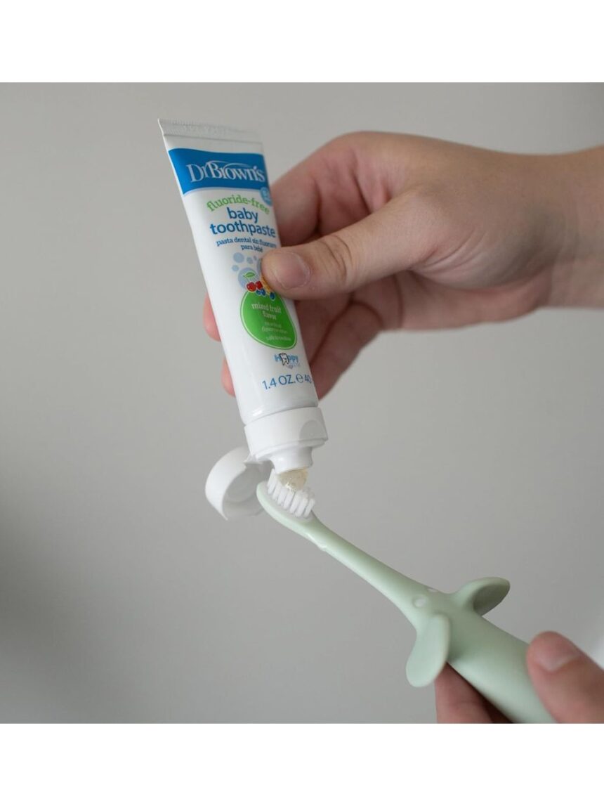 Dr. brown's βρεφική οδοντόβουρτσα ελεφαντάκι mint hg016 - Dr Browns