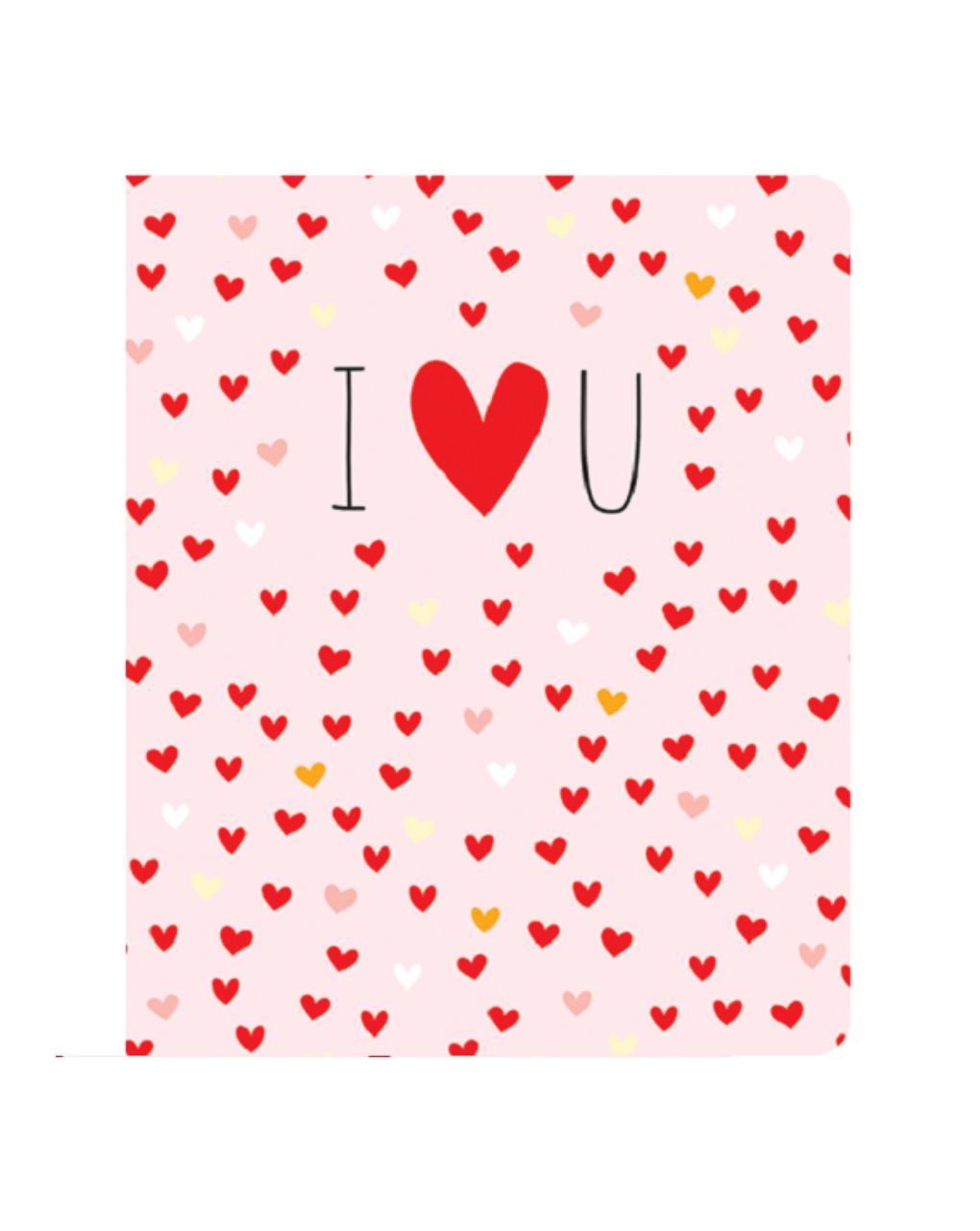 Fun creations ευχετήρια κάρτα petite i love you με καρδιές ρε142