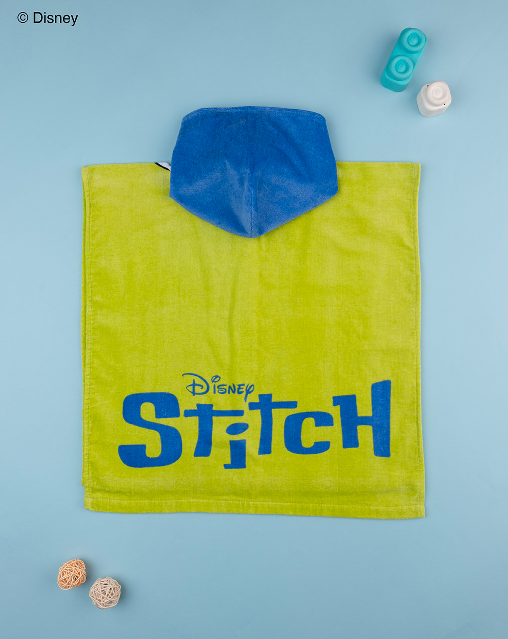 βρεφικό πόντσο θαλάσσης λαχανί stitch για αγόρι - Prénatal