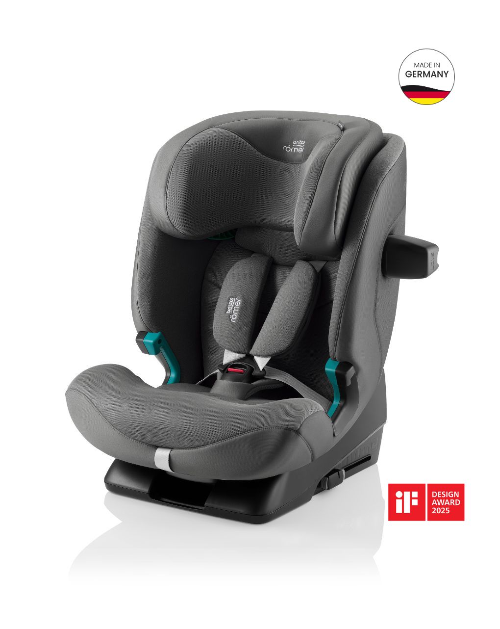 Britax romer κάθισμα αυτοκινήτου advansafix pro i-size (76-150cm) style mineral grey
