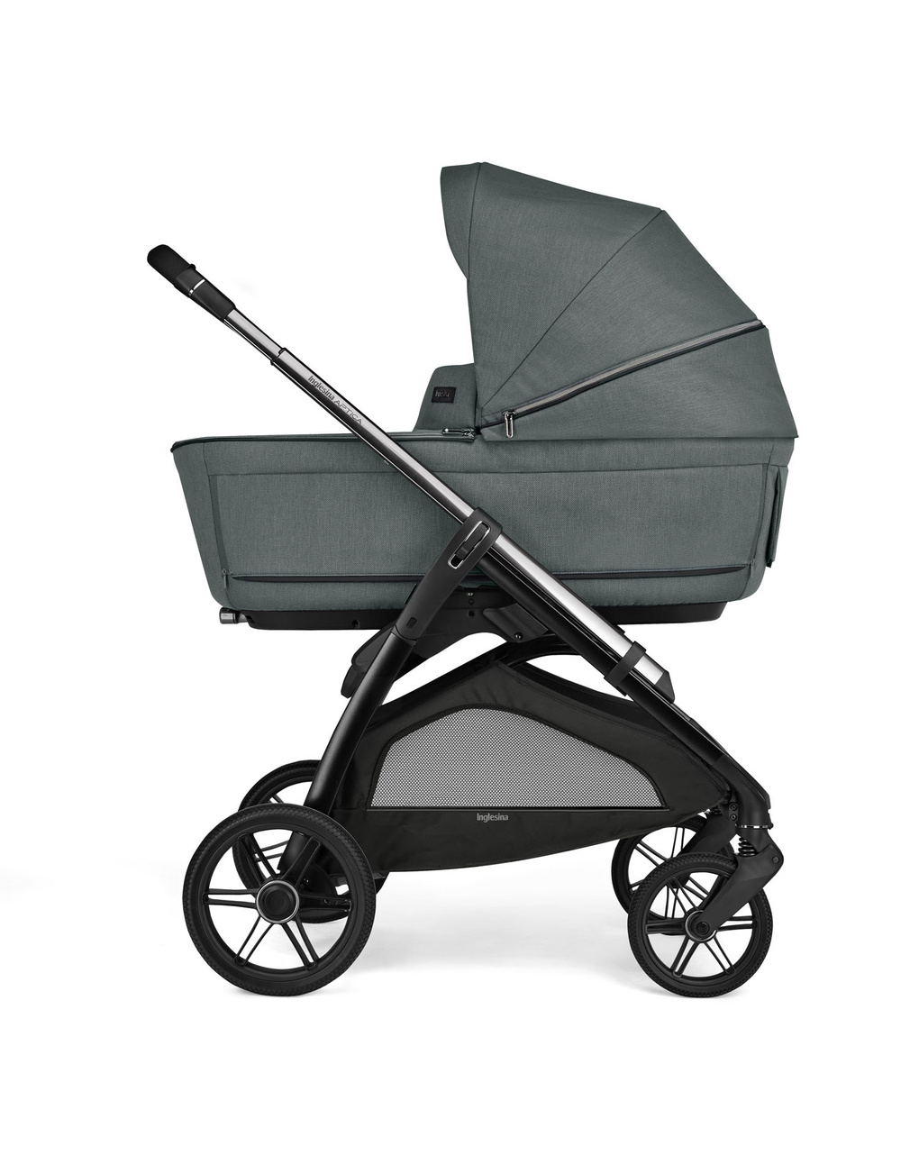 Inglesina σύστημα μεταφοράς quattro aptica darwin recline με σκελετό litio emerald grey - Inglesina