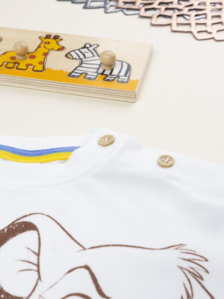 βρεφικό σετ t-shirt και βερμούδα simba για αγόρι - Prénatal