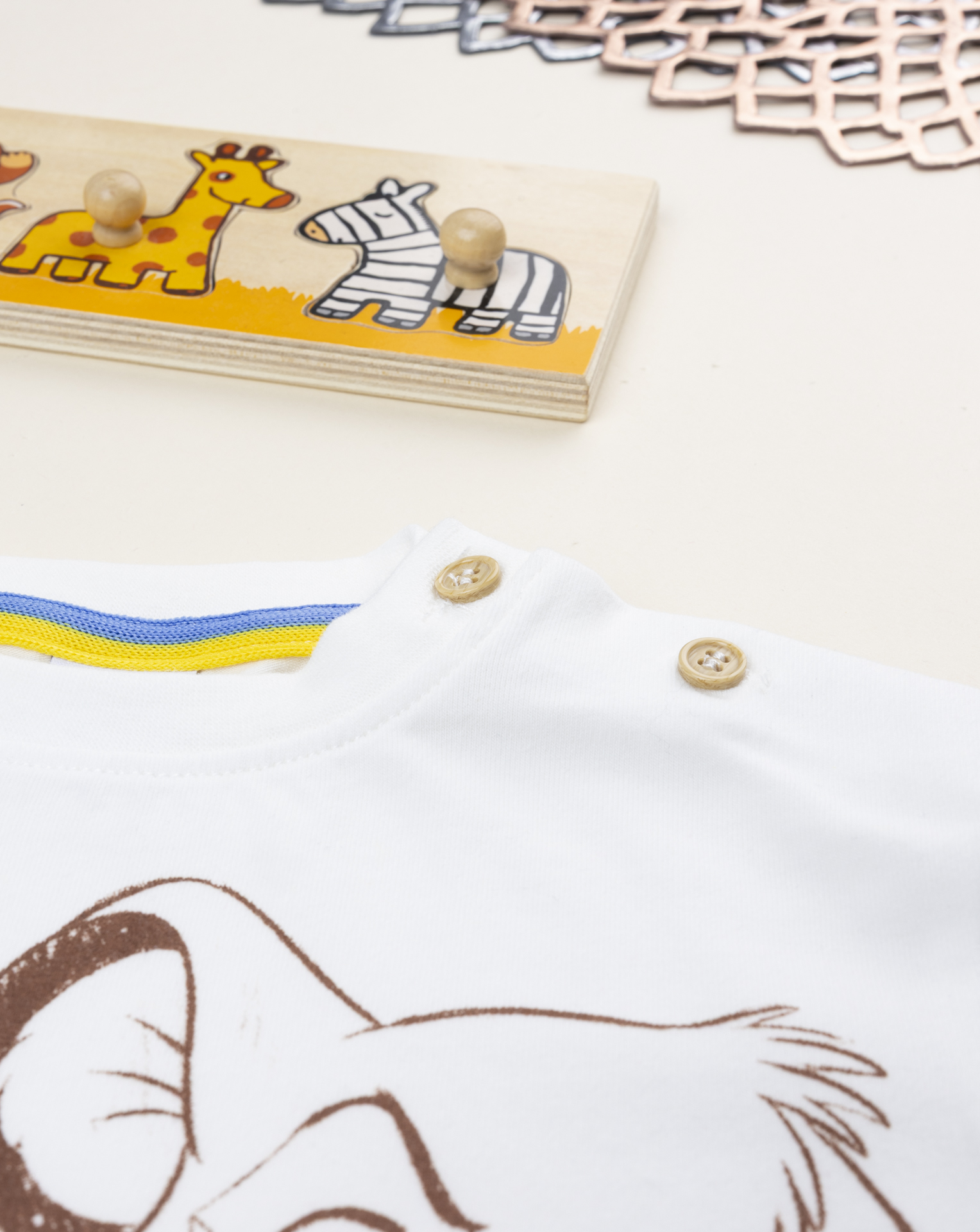 βρεφικό σετ t-shirt και βερμούδα simba για αγόρι - Prénatal
