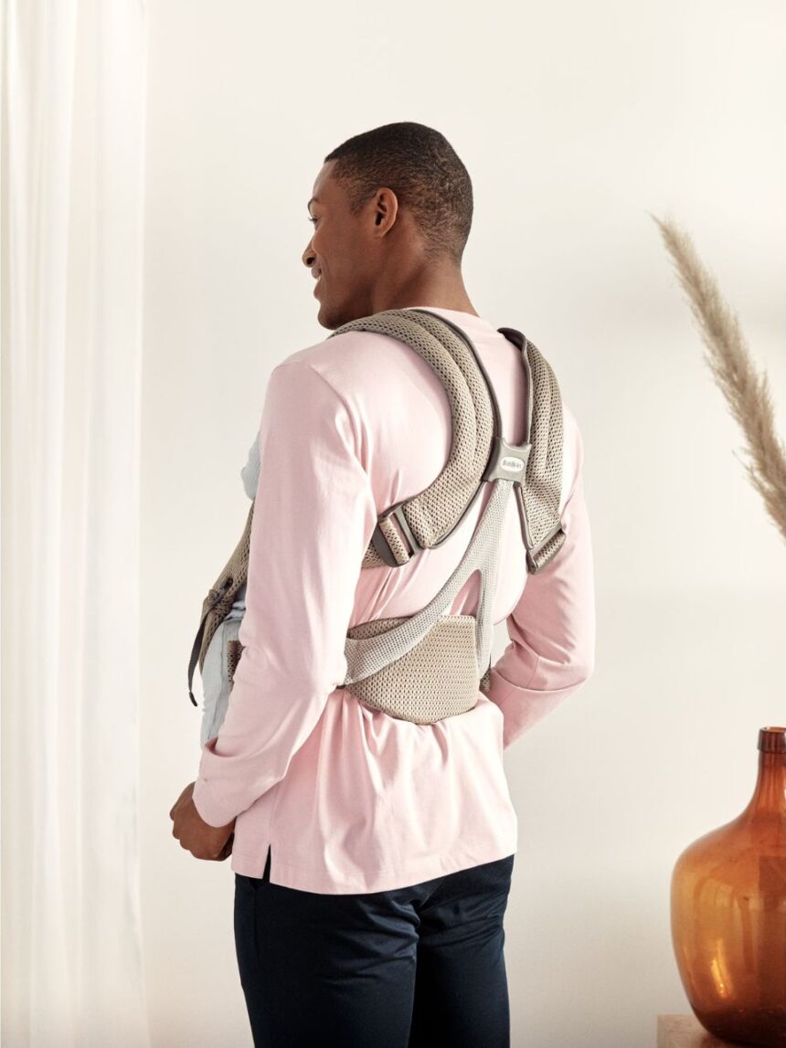 Babybjorn μάρσιπος move 3d mesh grey beige - Baby Bjorn