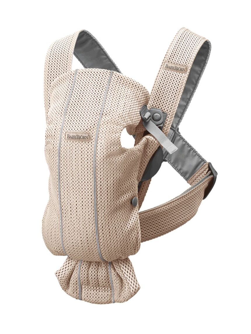 Babybjorn μάρσιπος mini 3d mesh pearly pink - Baby Bjorn