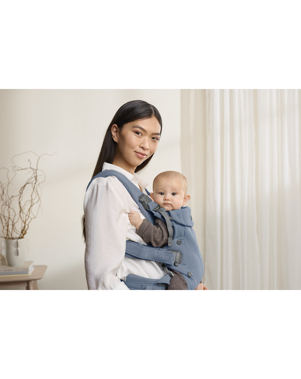 Babybjorn μάρσιπος harmony woven melange blue - Baby Bjorn