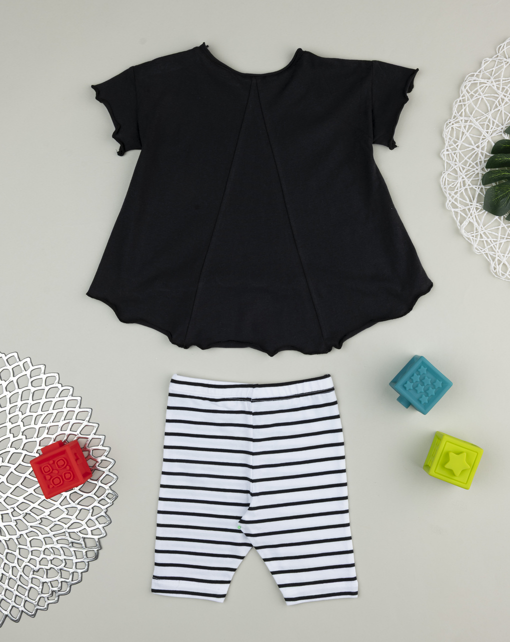 βρεφικό σετ t-shirt και κολάν με κεράσια για κορίτσι - Prénatal