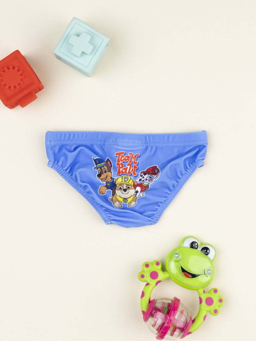 βρεφικό μαγιό σλιπ μπλε paw patrol για αγόρι - Prénatal