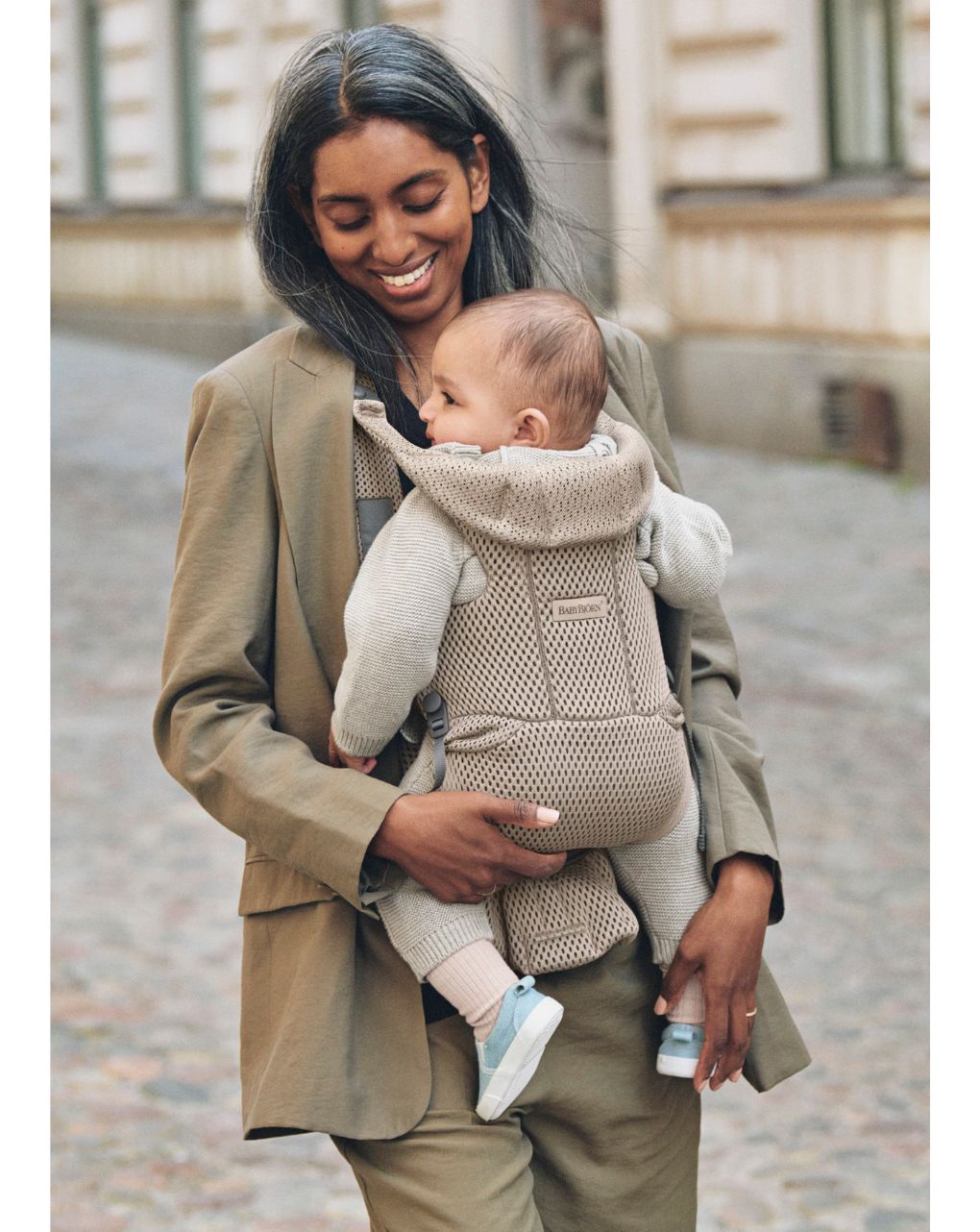 Babybjorn μάρσιπος move 3d mesh grey beige - Baby Bjorn