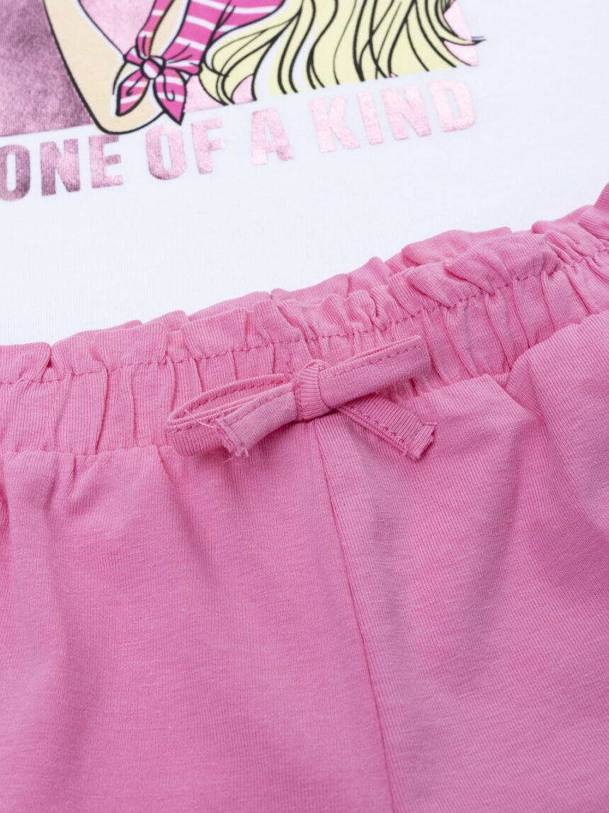 παιδικό σετ t-shirt και σορτσάκι barbie για κορίτσι - Prénatal