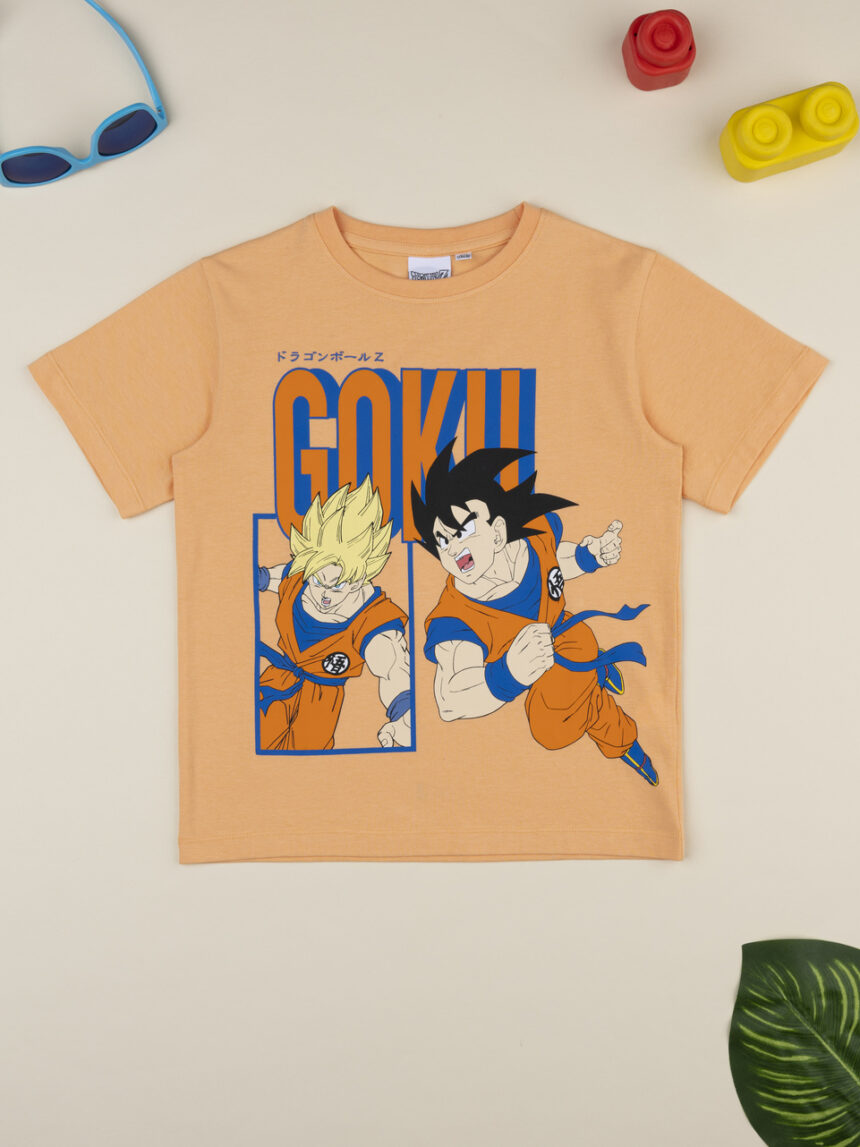 παιδικό t-shirt πορτοκαλί dragon ball για αγόρι - Prénatal