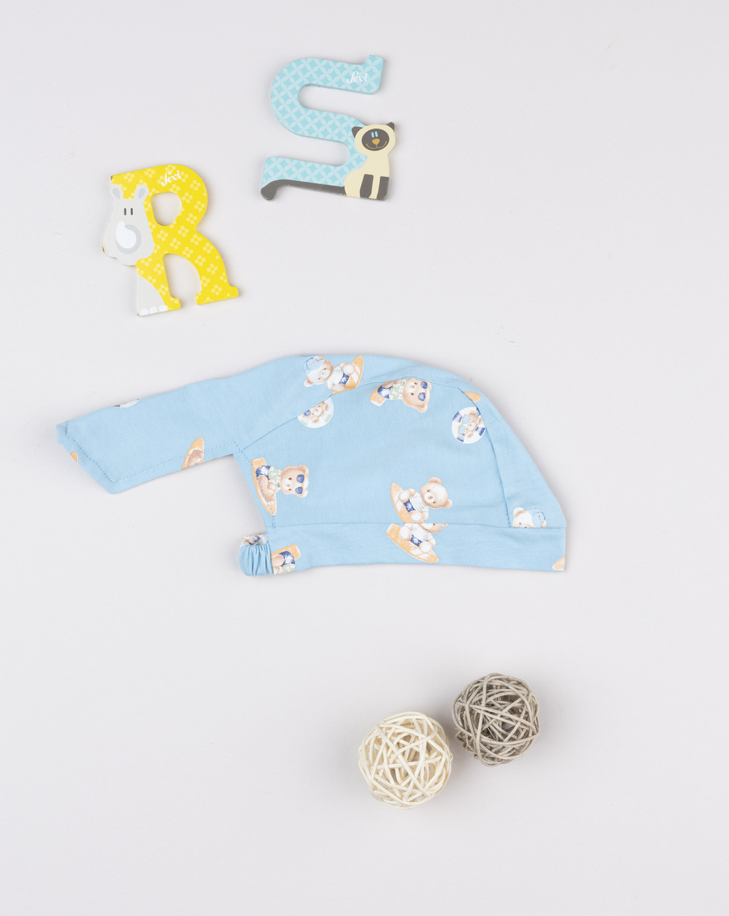 βρεφική μπαντάνα γαλάζια surf για αγόρι - Prénatal