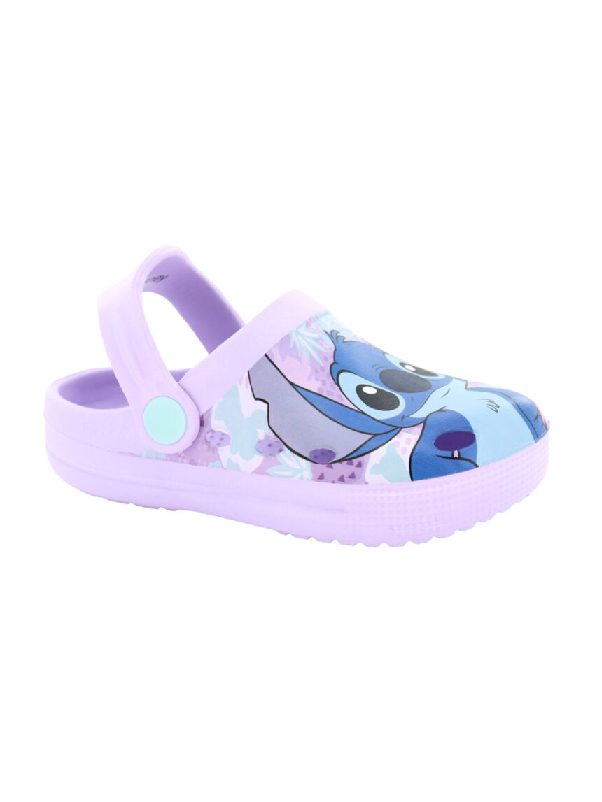 σαμπό θαλάσσης ροζ με τον stitch για κορίτσι - SILVER