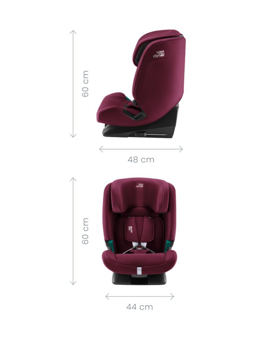 Britax romer κάθισμα αυτοκινήτου evolvafix i-size (76-150cm) space black - Britax/Romer