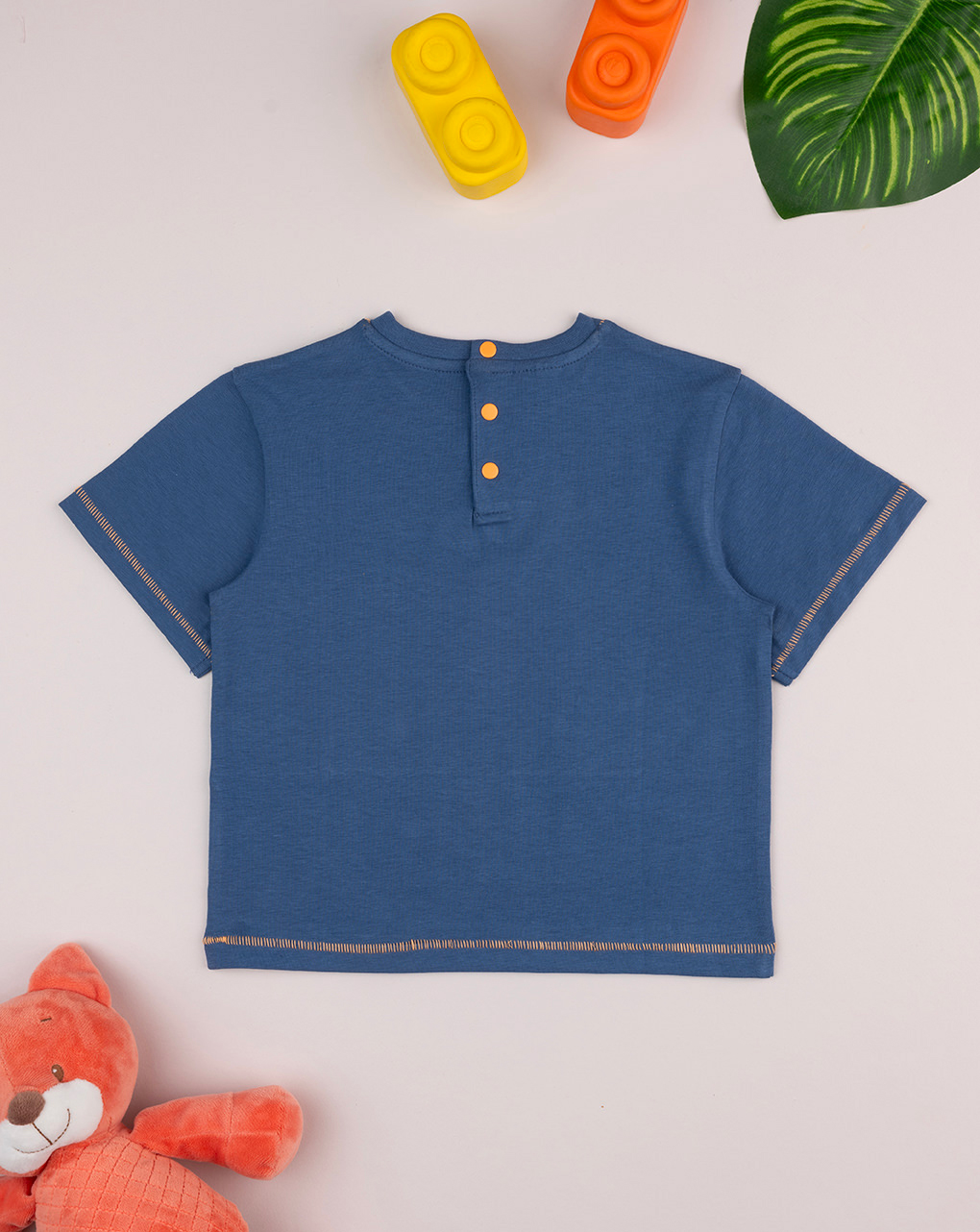 βρεφικό t-shirt μπλε αρκουδάκι surfer για αγόρι - Prénatal