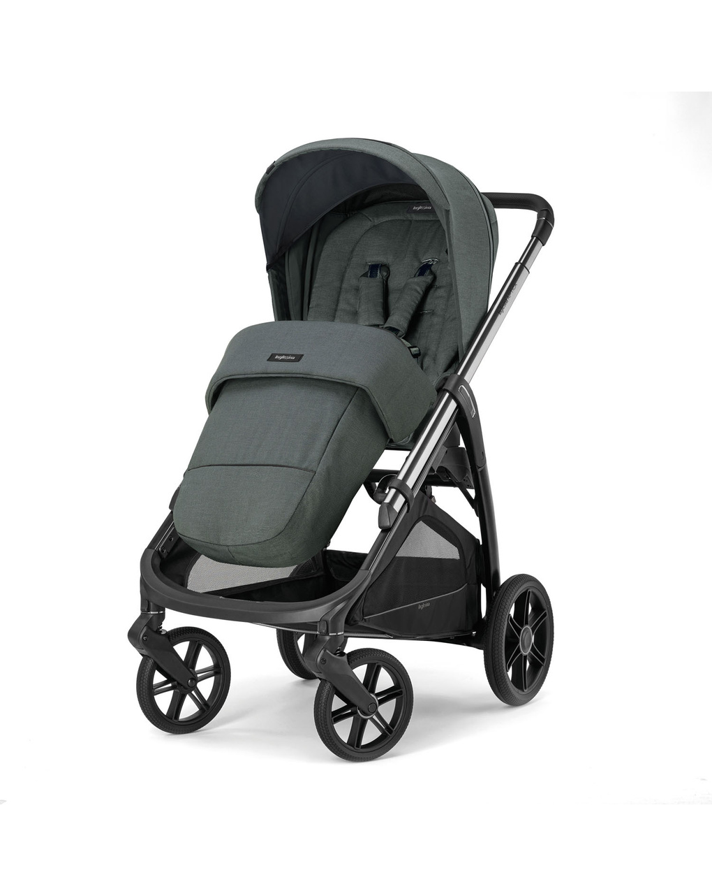 Inglesina σύστημα μεταφοράς quattro aptica darwin recline με σκελετό litio emerald grey - Inglesina