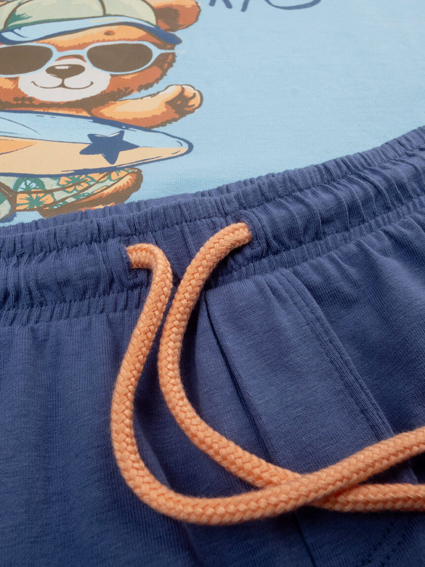 βρεφικό σετ t-shirt και σορτσάκι surf για αγόρι - Prénatal