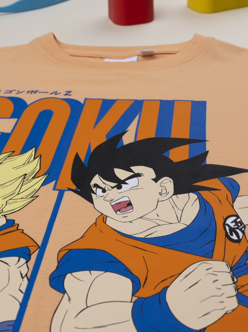 παιδικό t-shirt πορτοκαλί dragon ball για αγόρι - Prénatal