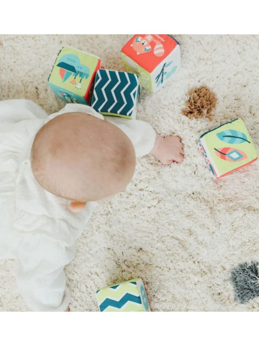 Miniland σετ μαλακών κύβων κουδουνίστρας me97230 - X-TREME BABY