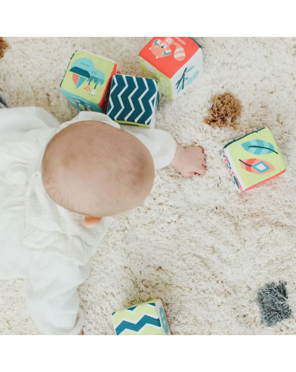 Miniland σετ μαλακών κύβων κουδουνίστρας me97230 - X-TREME BABY