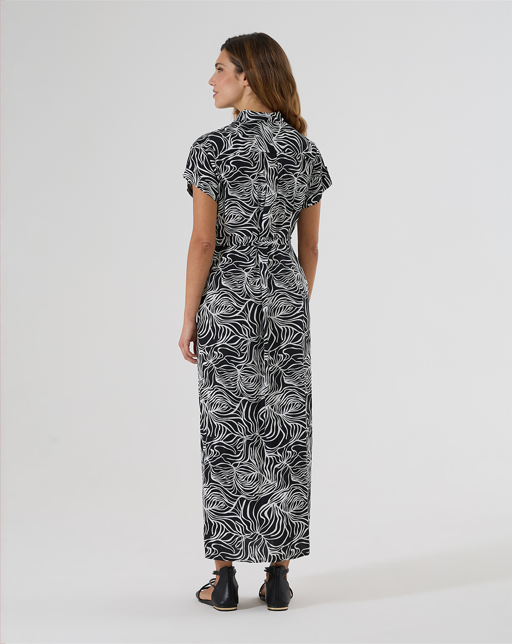 γυναικείο φόρεμα εγκυμοσύνης /θηλασμού μαύρο - Prénatal