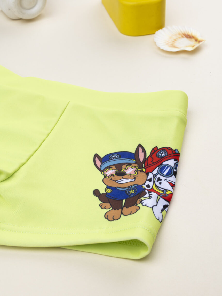 βρεφικό μαγιό σορτσάκι λαχανί paw patrol για αγόρι - Prénatal
