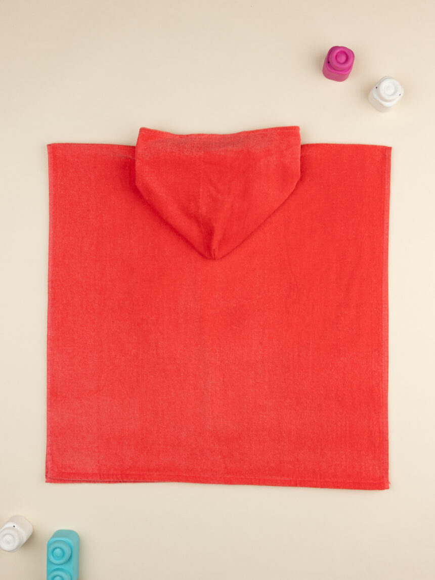 βρεφικό πόντσο θαλάσσης κοραλί hello kitty για κορίτσι - Prénatal