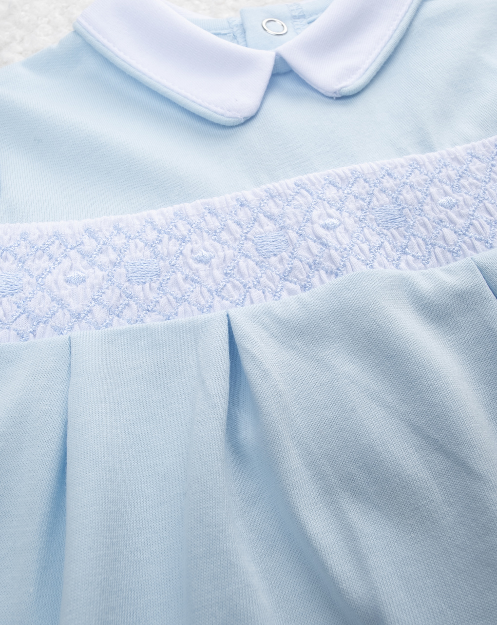 βρεφικό φορμάκι γαλάζιο με αρκουδάκια για αγόρι - Prénatal