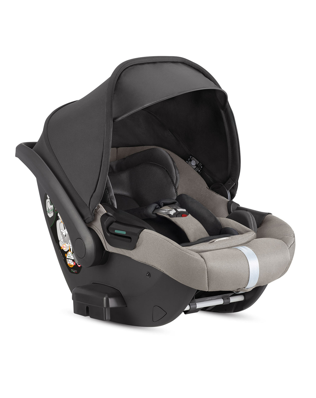 Inglesina σύστημα μεταφοράς quattro aptica xt darwin recline με σκελετό nero tundra beige - Inglesina