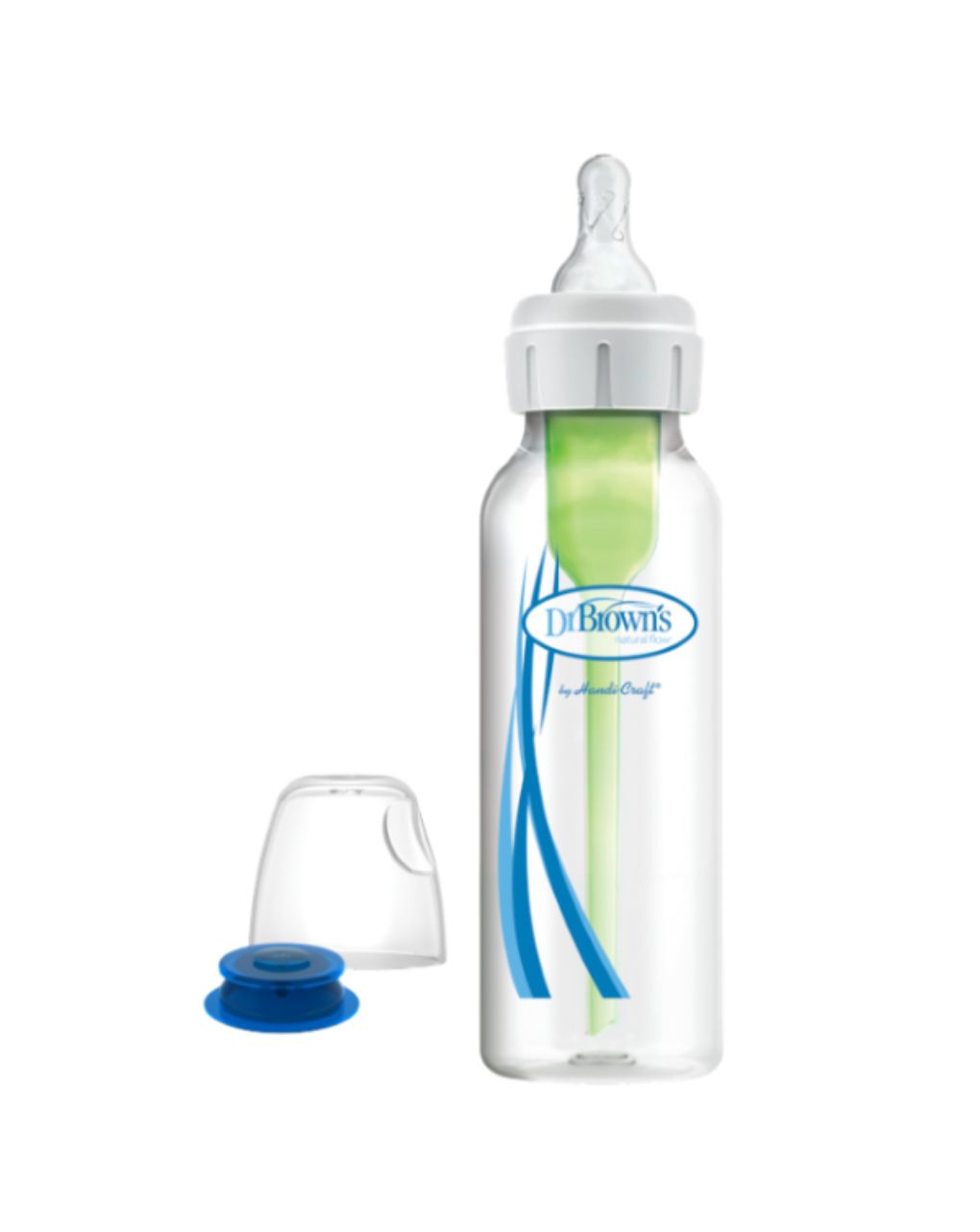 Dr. brown's πλαστικό μπιμπερό zero-resistance™ specialty feeding system με στενό λαιμό 250ml 112.70.1hc.370 - Dr Browns