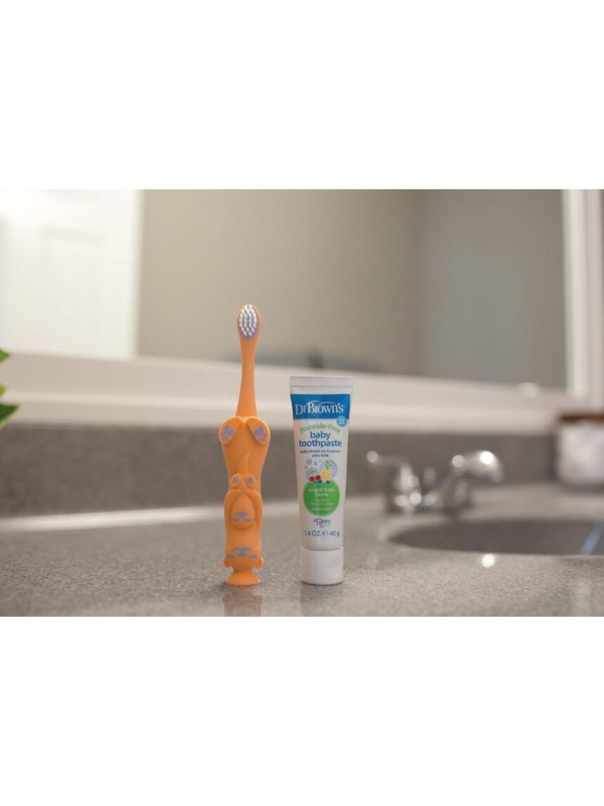 Dr. brown's οδοντόβουρτσα βίδρα orange hg097 - Dr Browns