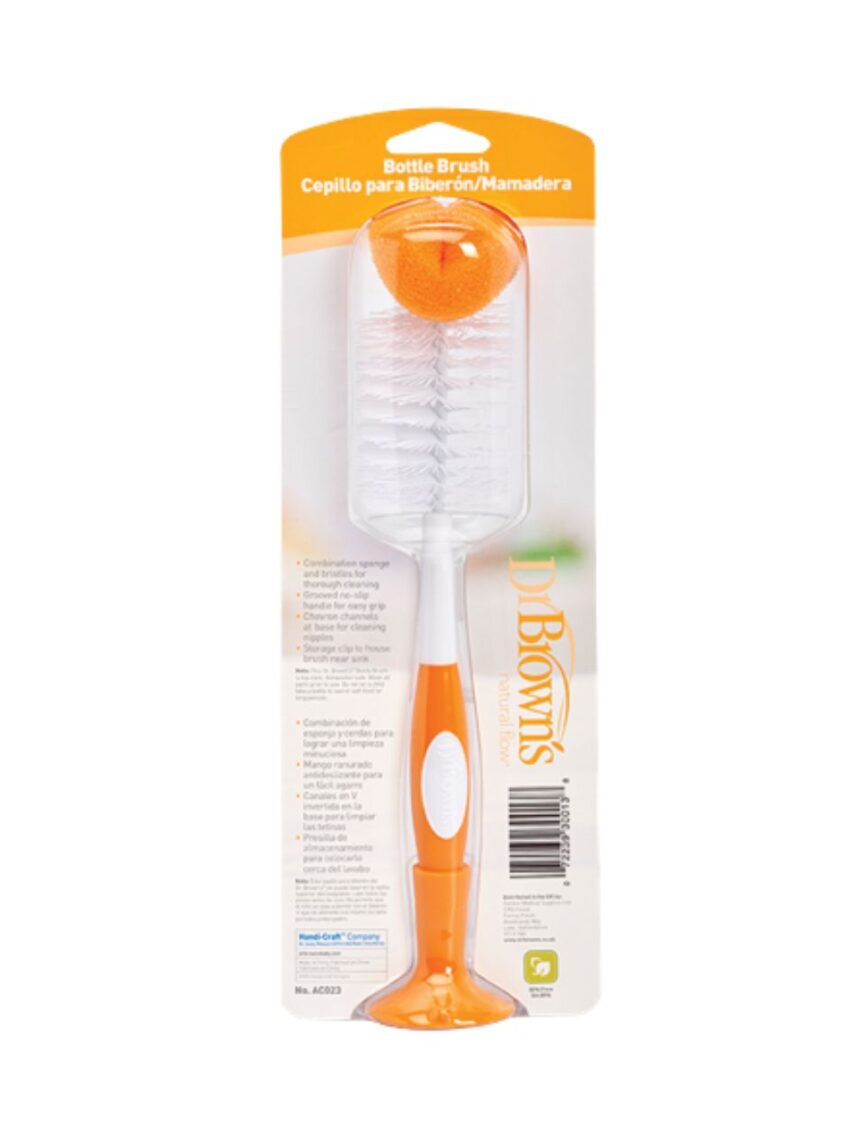 Dr. brown's βούρτσα καθαρισμού μπιμπερό χρωματιστές (4 σχέδια) ac023 - Dr Browns